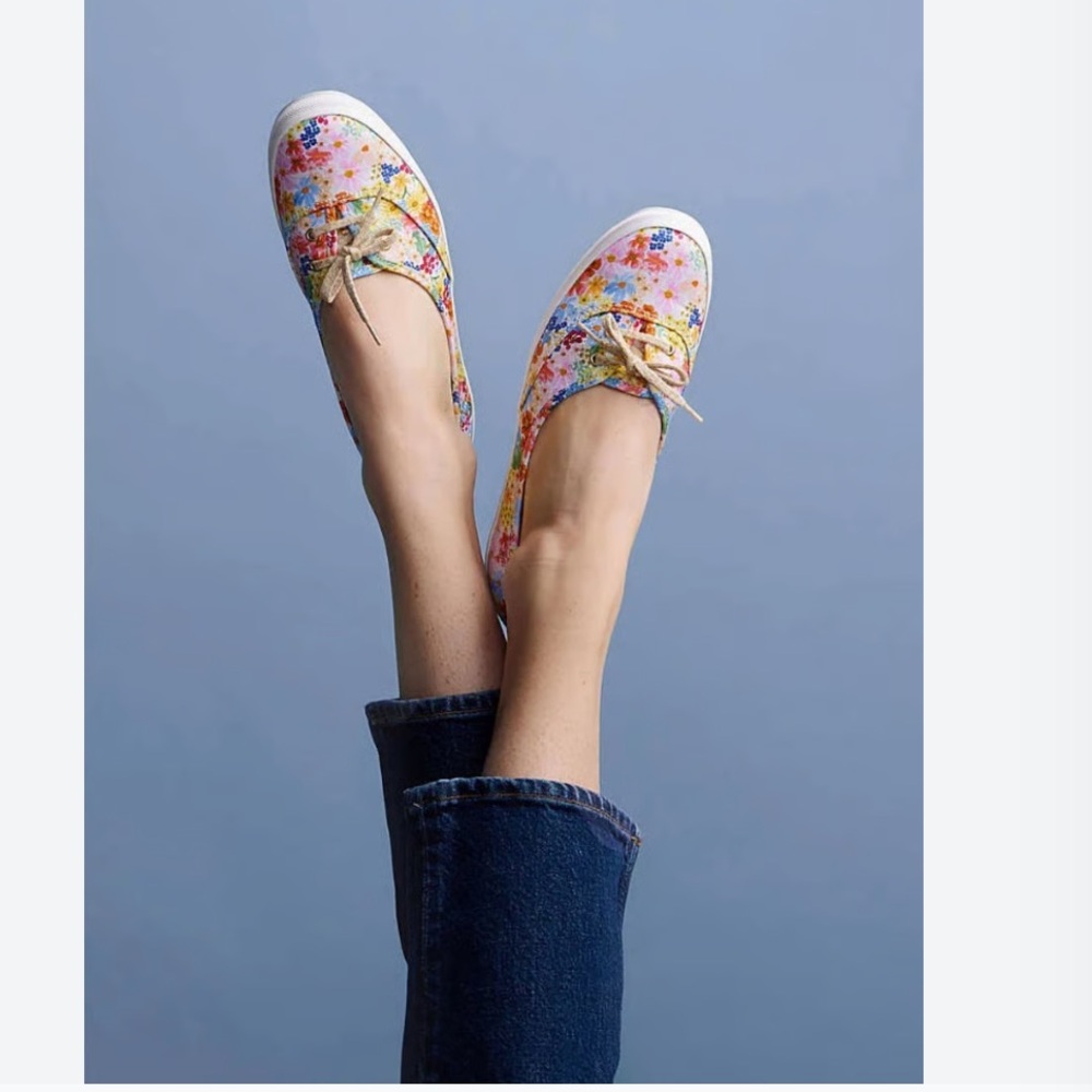 Keds x Rifle Paper Co. Mini Margaux Floral Slip On